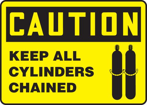 Pressure Sensitive Vinyl Legend WARNING Pack of 5 Black on Orange NMC W408AP OSHA Sign 5 Length x 3 Height CYLINDERS MUST BE CHAINED AT ALL TIMES Pressure Sensitive Vinyl Legend WARNING Pack of 5 Black on Orange NMC W408AP OSHA Sign 5 Length x 3 Height CYLINDERS MUST BE CHAINED AT ALL TIMES