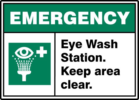 Graphic Keep Area Clear Safety Sign Dura-Fiberglass 10 x 7 Inches Safety Shower AccuformEmergency MRSD903XF Graphic Keep Area Clear Safety Sign Dura-Fiberglass 10 x 7 Inches Safety Shower AccuformEmergency MRSD903XF