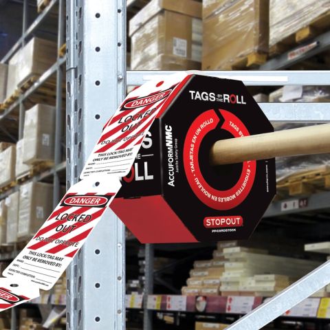 OSHA Danger Tags By-The-Roll: Locked Out Do Not Operate (TAR426)