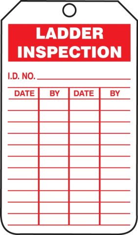 Ladder Inspection Tags Pack of 10 