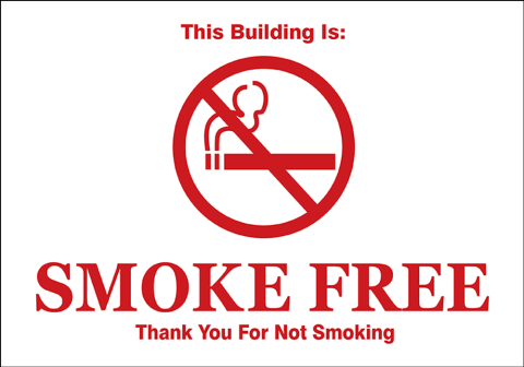 tobacco free michigan Thank You For Not Smoking Michigan Smoke Free Sign MSMK494
