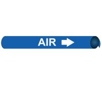 AIR WHITE/BLUE PRECOILED/STRAP-ON PIPE MARKER