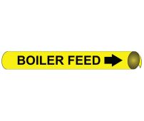 BOILER FEED PRECOILED/STRAP-ON PIPE MARKER
