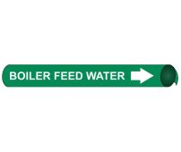 BOILER FEED WATER PRECOILED/STRAP-ON PIPE MARKER