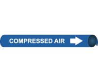 COMPRESSED AIR PRECOILED/STRAP-ON PIPE MARKER