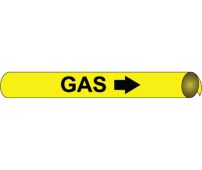 FUEL OIL RETURN PRECOILED/STRAP-ON PIPE MARKER