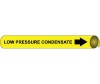 LOW PRESSURE CONDENSATE PRECOILED/STRAP-ON PIPE MARKER