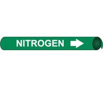 NITROGEN PRECOILED/STRAP-ON PIPE MARKER