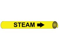 STEAM PRECOILED/STRAP-ON PIPE MARKER