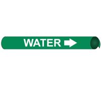 WATER PRECOILED/STRAP-ON PIPE MARKER
