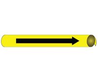 DIRECTION ARROW PRECOILED/STRAP-ON PIPE MARKER