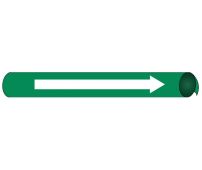 DIRECTION ARROW PRECOILED/STRAP-ON PIPE MARKER