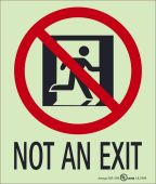 NOT AN EXIT SIGN