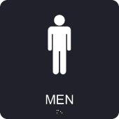 MEN BRAILLE SIGN
