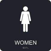 WOMEN BRAILLE SIGN