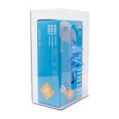 Acrylic PPE Dispenser: Glove Box, Single holder, Vertical
