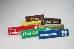 Custom Engraved Accu-Ply™ Facility Signs