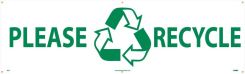 PLEASE RECYCLE BANNER
