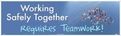 WORKING SAFELY TOGETHER BANNER