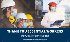 THANK YOU, STRONGER TOGETHER BANNER