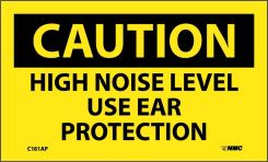 CAUTION HIGH NOISE LEVEL USE EAR PROTECTION LABEL