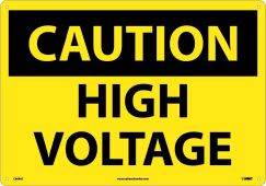HIGH VOLTAGE SIGN