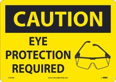 EYE PROTECTION SIGN WITH GRAPHIC