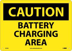 BATTERY CHARGING AREA SIGN