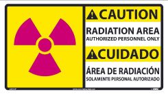 RADIATION AREA AUTHORIZED PERSONNEL SIGN