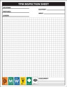 TPM Inspection Sheet Pad