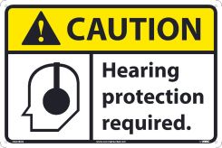HEARING PROTECTION REQUIRED