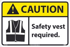 SAFETY VEST REQUIRED