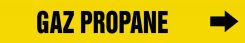 French Pipe Marker: Gaz Propane