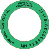 VERIFICATION OF SERVICE COLLAR