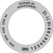 VERIFICATION OF SERVICE COLLAR