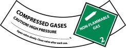 COMPRESSED AIR CYLINDER SHOULDER LABEL