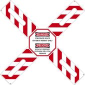 CONFINED SPACE BILINGUAL CROSS BUCK KIT 