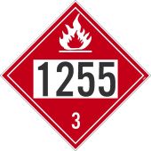 1255 3 DOT PLACARD SIGN