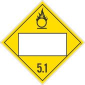 5.1 BLANK PLACARD SIGN