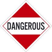 DANGEROUS DOT PLACARD SIGN