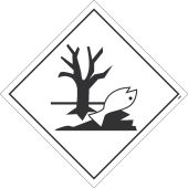MARINE POLLUTANTS GRAPHIC DOT PLACARD SIGN