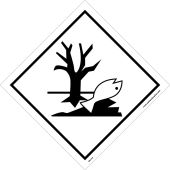 MARINE POLLUTANTS GRAPHIC DOT PLACARD LABEL