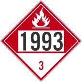 FOUR DIGIT 1993 PLACARD