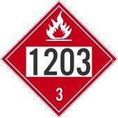 1203 3DOT PLACARD SIGN