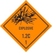 EXPLOSIVE 1.2C LABEL