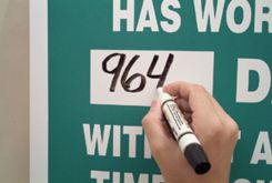 Custom Write-A-Day Scoreboards