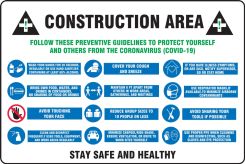 Dangerous Work UP TO 4ft x 4ft LARGE LAMINATED Construction Site Safety Signs