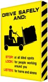 Visual Edge Graphic Sign: Drive Safely