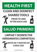 CLEAN AND DISINFECT SHARED TOOLS, ENG/ESP