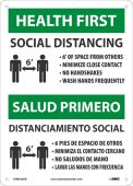 HEALTH FIRST SOCIAL DISTANCING, ENG/ESP